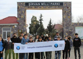 Salyan gəncləri Qoruqlar və Milli Parklar Günündə Şirvan Milli Parkına ekskursiya edib