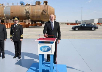 Prezident “Zəngilan” tankerinin istismara verilməsi mərasiminə qatılıb (FOTO/YENİLƏNİB)